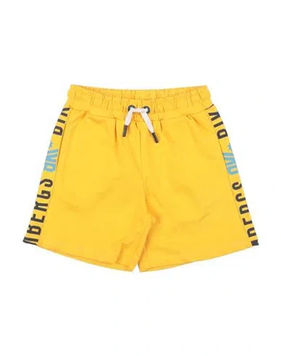 Bikkembergs Babies'  Toddler Boy Shorts & Bermuda Shorts Yellow Size 5 Cotton
