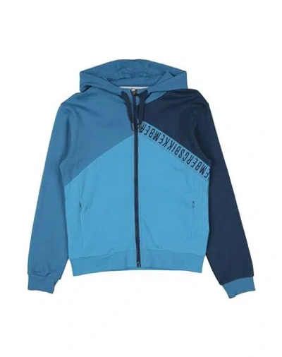 Bikkembergs Babies'  Toddler Boy Sweatshirt Azure Size 4 Cotton In Blue