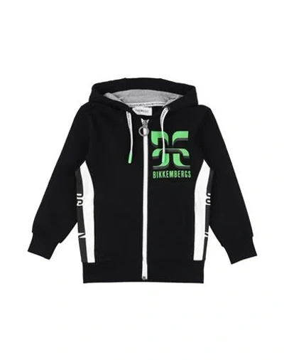 Bikkembergs Babies'  Toddler Boy Sweatshirt Black Size 3 Cotton