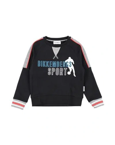 Bikkembergs Babies'  Toddler Boy Sweatshirt Black Size 4 Cotton