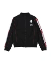 Bikkembergs Toddler Boy Sweatshirt Black Size 4 Cotton, Elastane In Black