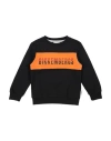 Bikkembergs Toddler Boy Sweatshirt Black Size 5 Cotton In Black