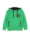 Bikkembergs Toddler Boy Sweatshirt Green Size 4 Cotton, Polyester In Green