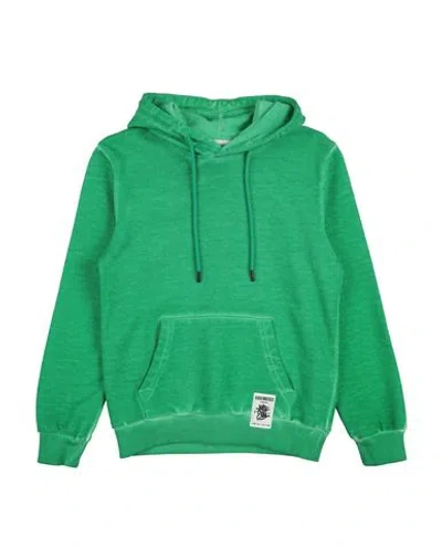 Bikkembergs Babies'  Toddler Boy Sweatshirt Green Size 5 Cotton