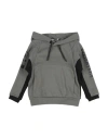 Bikkembergs Toddler Boy Sweatshirt Grey Size 4 Cotton In Gray