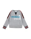 Bikkembergs Toddler Boy Sweatshirt Light Grey Size 5 Cotton In Grey