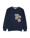 Bikkembergs Toddler Boy Sweatshirt Midnight Blue Size 4 Cotton In Blue
