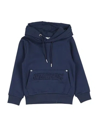 Bikkembergs Babies'  Toddler Boy Sweatshirt Navy Size 5 Cotton In Blue
