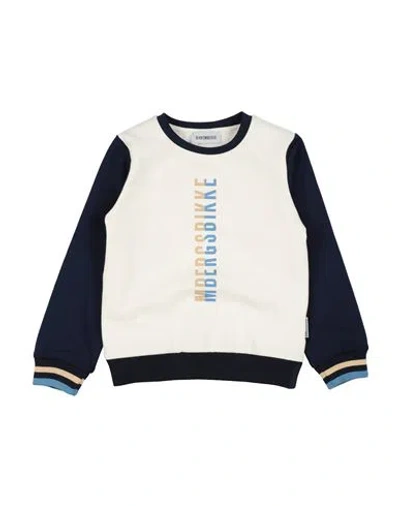 Bikkembergs Babies'  Toddler Boy Sweatshirt Off White Size 4 Cotton, Elastane In Multi