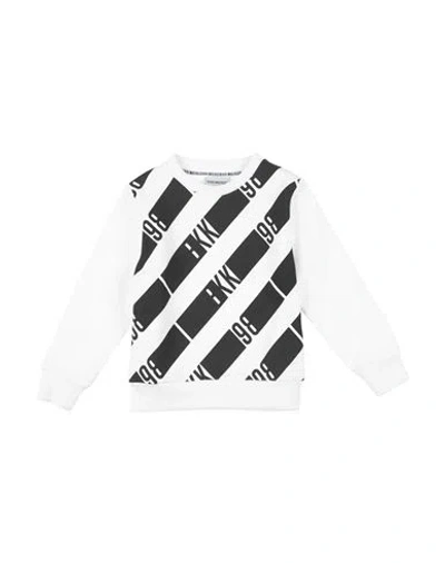 Bikkembergs Babies'  Toddler Boy Sweatshirt White Size 4 Cotton