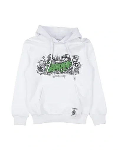 Bikkembergs Babies'  Toddler Boy Sweatshirt White Size 5 Cotton