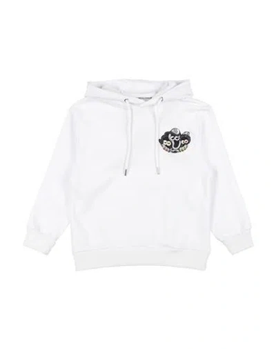 Bikkembergs Babies'  Toddler Boy Sweatshirt White Size 5 Cotton