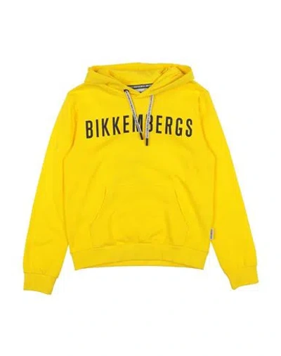 Bikkembergs Babies'  Toddler Boy Sweatshirt Yellow Size 5 Cotton