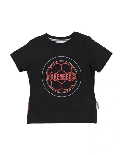Bikkembergs Babies'  Toddler Boy T-shirt Black Size 4 Cotton