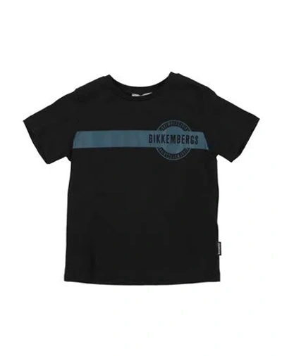 Bikkembergs Babies'  Toddler Boy T-shirt Black Size 4 Cotton
