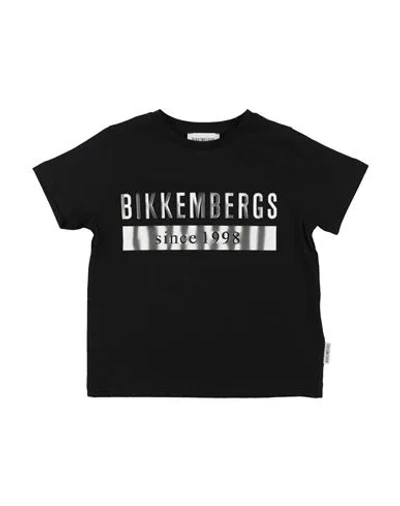 Bikkembergs Babies'  Toddler Boy T-shirt Black Size 5 Cotton