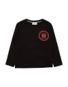 Bikkembergs Toddler Boy T-shirt Black Size 5 Cotton In Black