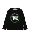 Bikkembergs Babies'  Toddler Boy T-shirt Black Size 5 Cotton