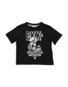 Bikkembergs Toddler Boy T-shirt Black Size 5 Cotton In Black