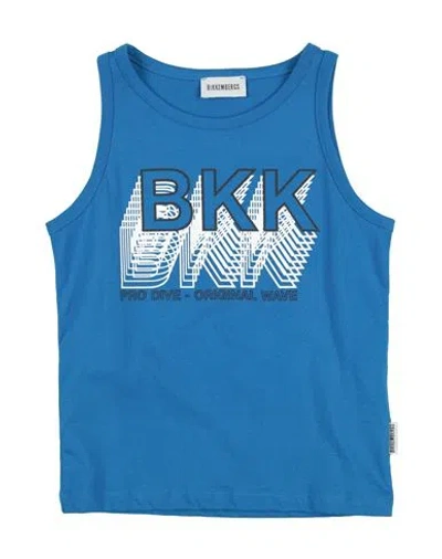 Bikkembergs Babies'  Toddler Boy T-shirt Blue Size 5 Cotton