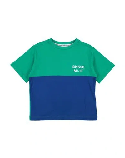 Bikkembergs Babies'  Toddler Boy T-shirt Green Size 5 Cotton In Multi