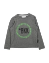 Bikkembergs Babies'  Toddler Boy T-shirt Grey Size 5 Cotton
