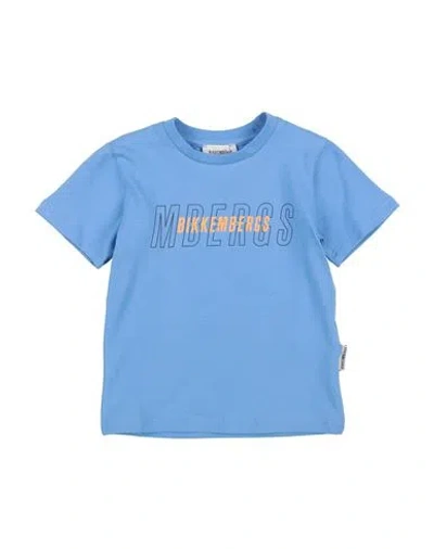 Bikkembergs Babies'  Toddler Boy T-shirt Light Blue Size 4 Cotton