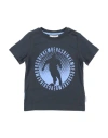 Bikkembergs Toddler Boy T-shirt Midnight Blue Size 4 Cotton In Blue