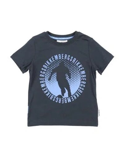 Bikkembergs Babies'  Toddler Boy T-shirt Midnight Blue Size 4 Cotton