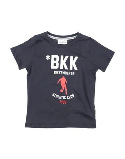 Bikkembergs Babies'  Toddler Boy T-shirt Midnight Blue Size 4 Cotton