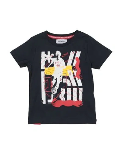 Bikkembergs Babies'  Toddler Boy T-shirt Midnight Blue Size 5 Cotton