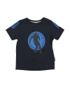 Bikkembergs Babies'  Toddler Boy T-shirt Midnight Blue Size 5 Cotton