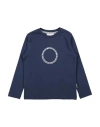 Bikkembergs Babies'  Toddler Boy T-shirt Navy Blue Size 4 Cotton