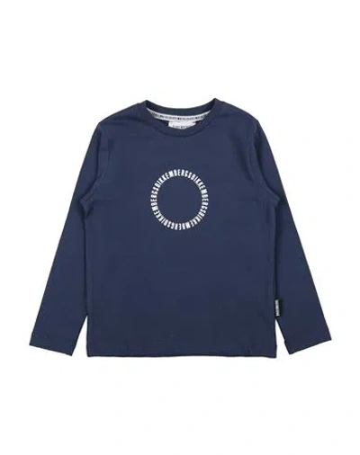 Bikkembergs Toddler Boy T-shirt Navy Blue Size 4 Cotton In Navy Blue