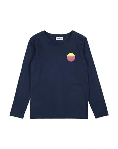 Bikkembergs Babies'  Toddler Boy T-shirt Navy Blue Size 4 Cotton