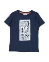 Bikkembergs Toddler Boy T-shirt Navy Blue Size 5 Cotton In Navy Blue