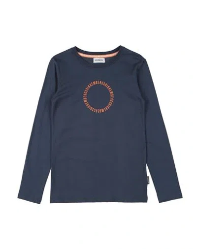 Bikkembergs Babies'  Toddler Boy T-shirt Navy Blue Size 5 Cotton