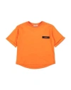 Bikkembergs Toddler Boy T-shirt Orange Size 4 Cotton In Orange