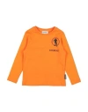 Bikkembergs Babies'  Toddler Boy T-shirt Orange Size 5 Cotton