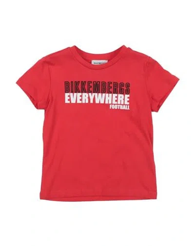 Bikkembergs Babies'  Toddler Boy T-shirt Red Size 4 Cotton