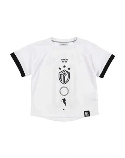 Bikkembergs Babies'  Toddler Boy T-shirt White Size 3 Polyester