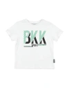 Bikkembergs Toddler Boy T-shirt White Size 4 Cotton
