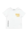Bikkembergs Babies'  Toddler Boy T-shirt White Size 4 Cotton