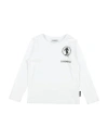 Bikkembergs Toddler Boy T-shirt White Size 4 Cotton In White