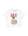 Bikkembergs Babies'  Toddler Boy T-shirt White Size 4 Cotton