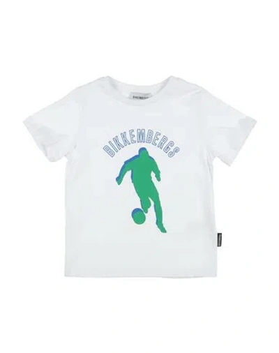 Bikkembergs Toddler Boy T-shirt White Size 4 Cotton In White
