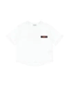 Bikkembergs Babies'  Toddler Boy T-shirt White Size 5 Cotton In Blue