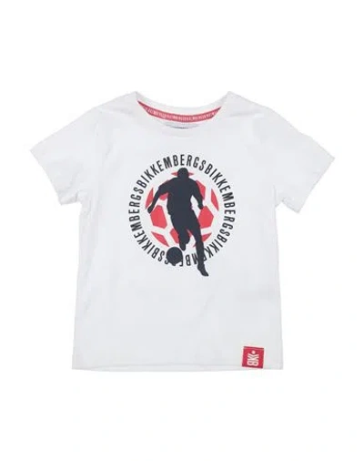 Bikkembergs Babies'  Toddler Boy T-shirt White Size 5 Cotton