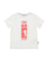 Bikkembergs Toddler Boy T-shirt White Size 5 Cotton In White