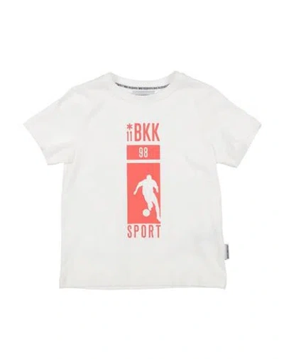 Bikkembergs Babies'  Toddler Boy T-shirt White Size 5 Cotton